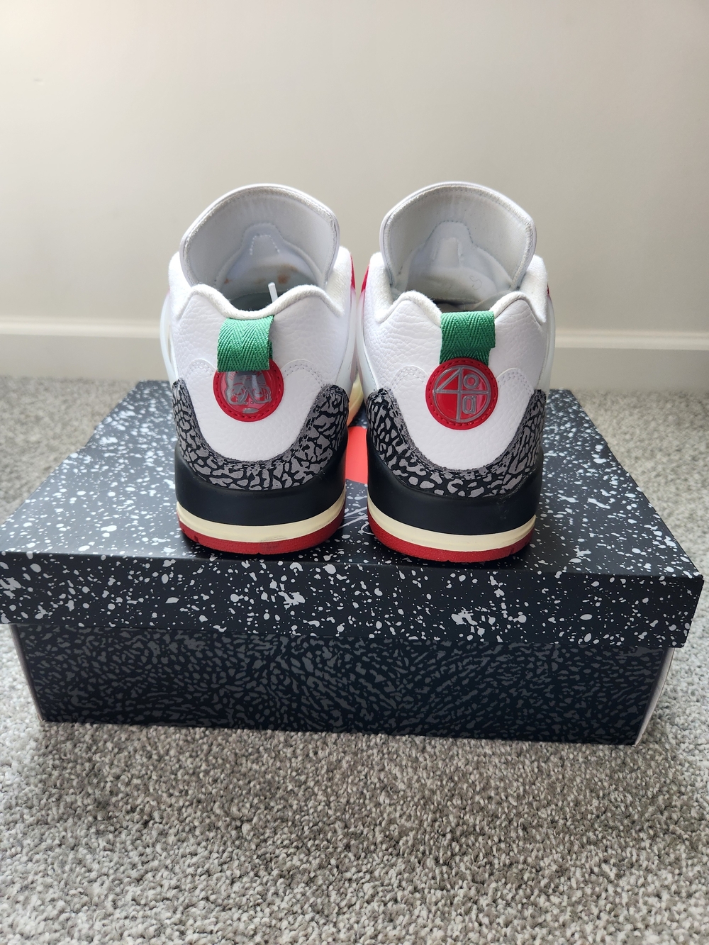Jordan Spizike Low SE Black/White/Red - Picture 8 of 10